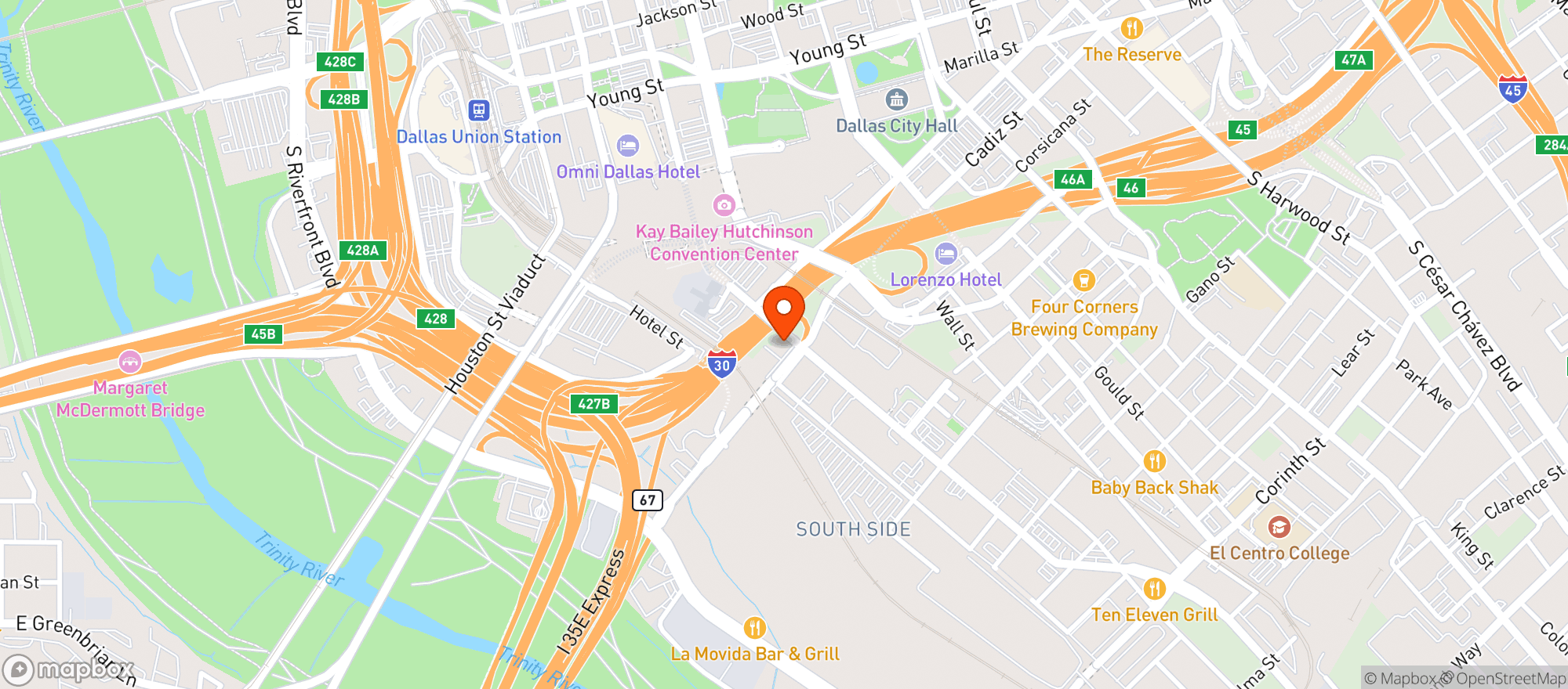 Map showing Scotts Discount Liquor