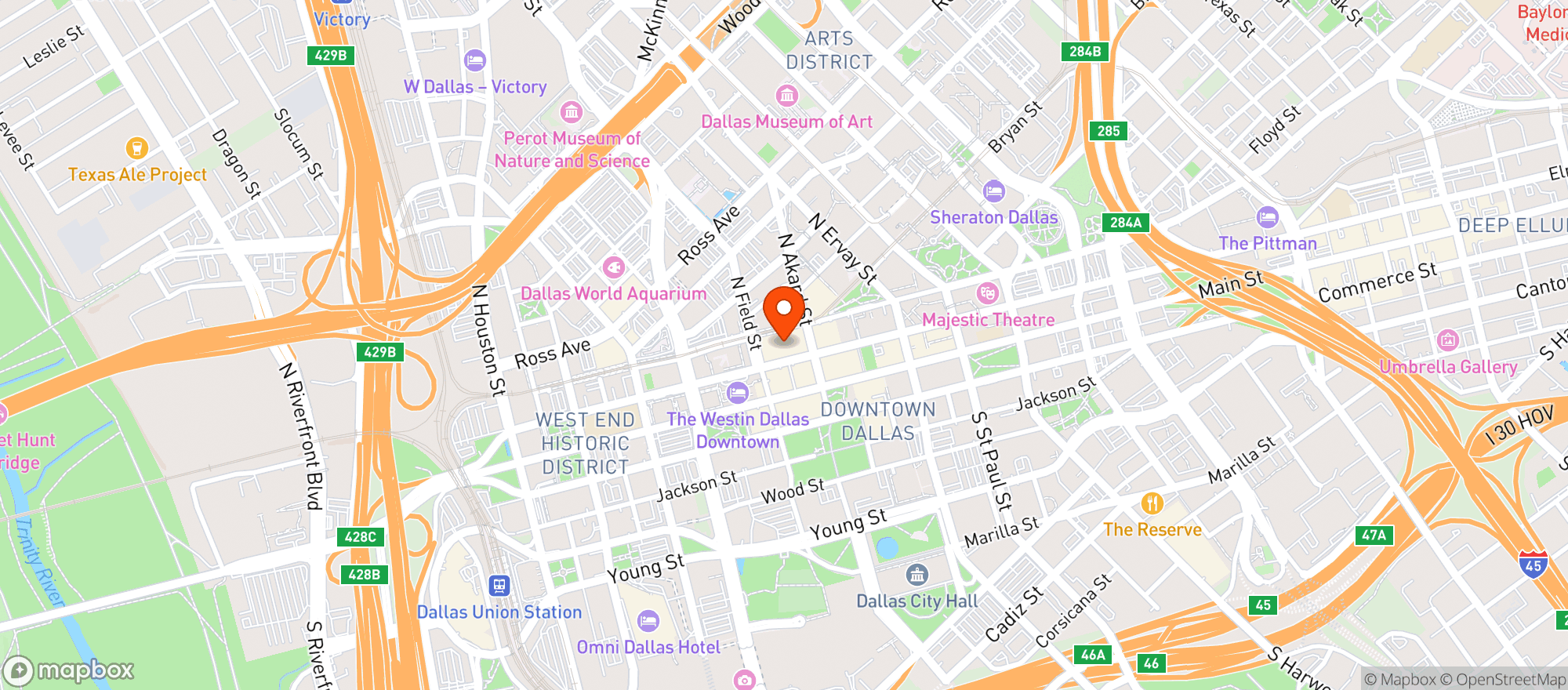 Map showing Monarch