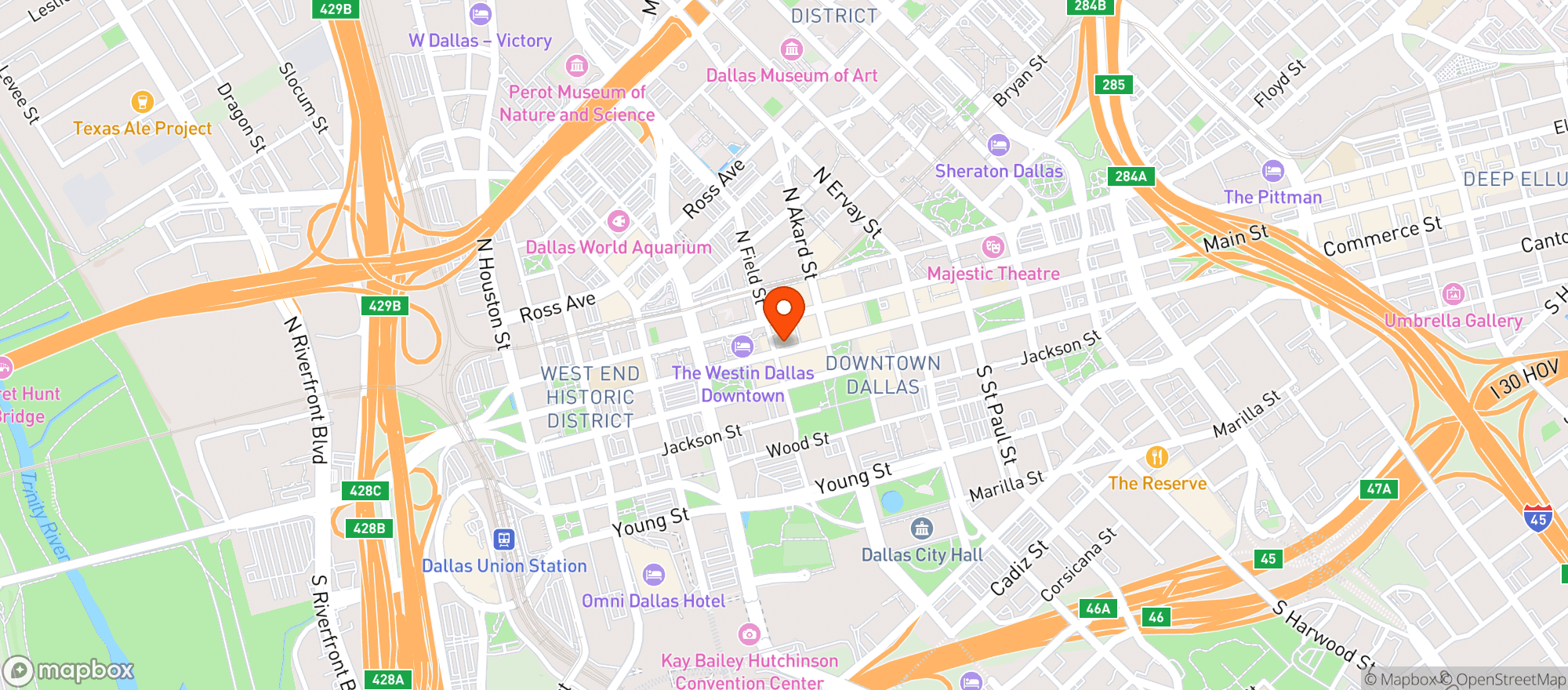 Map showing Clear Ultra Lounge
