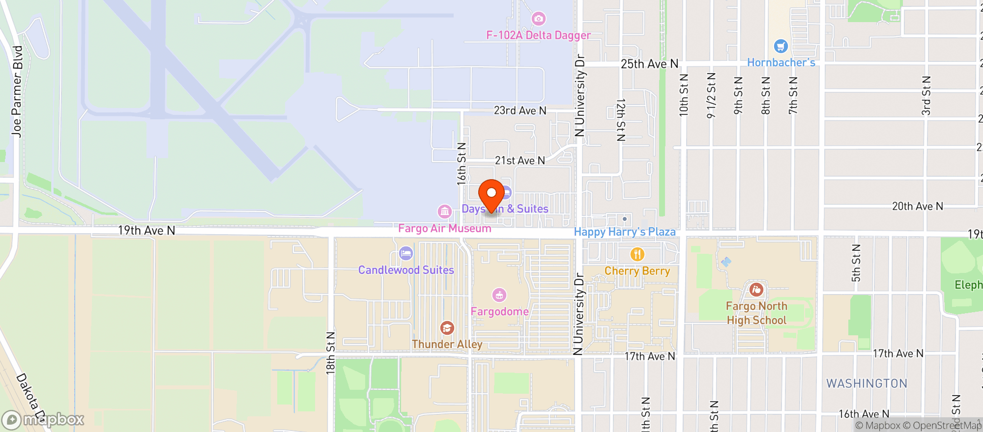 Map showing Buffalo Wild Wings Gril #3087