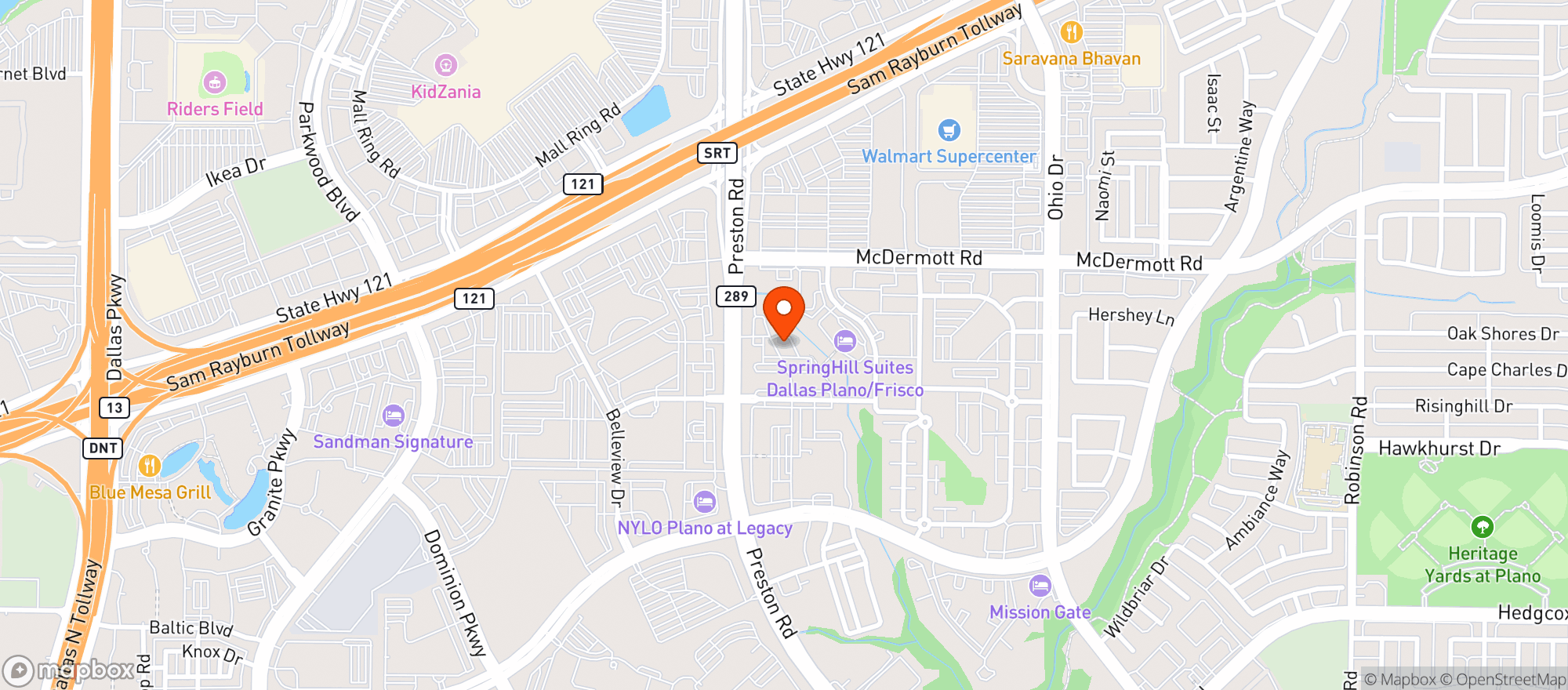 Map showing Invictus Vape and Smoke