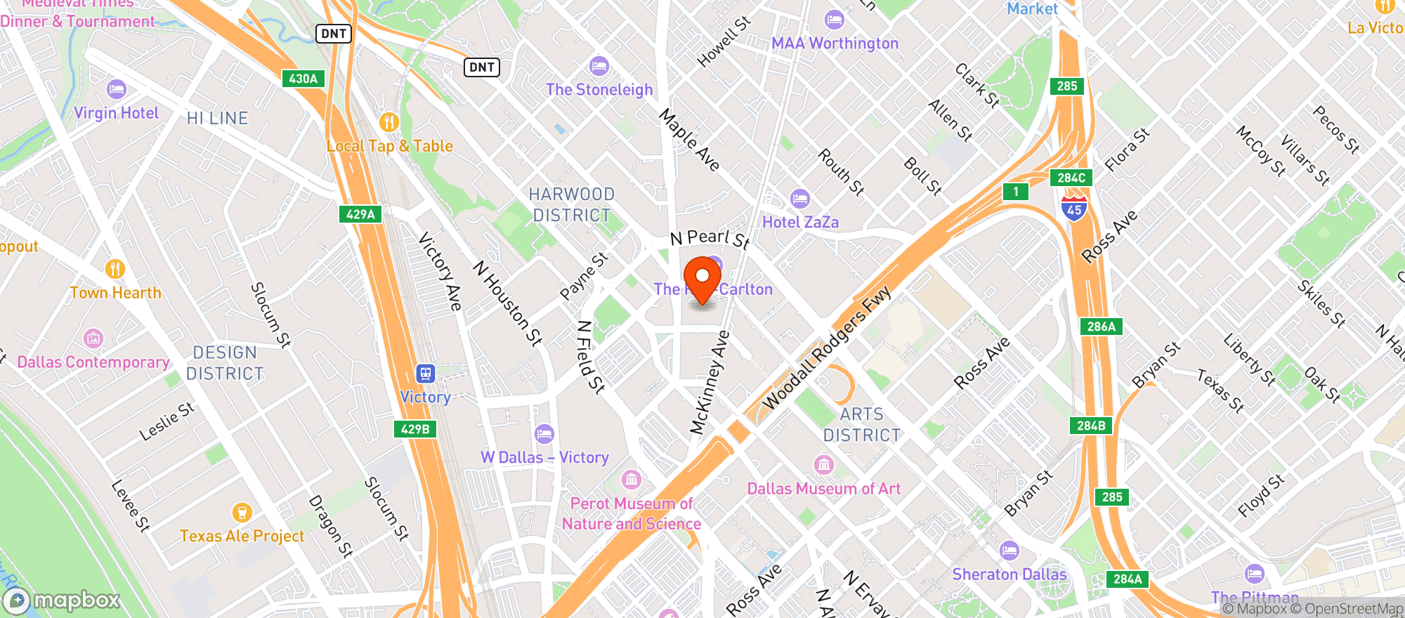 Map showing Doc Bs Fresh Kitchen