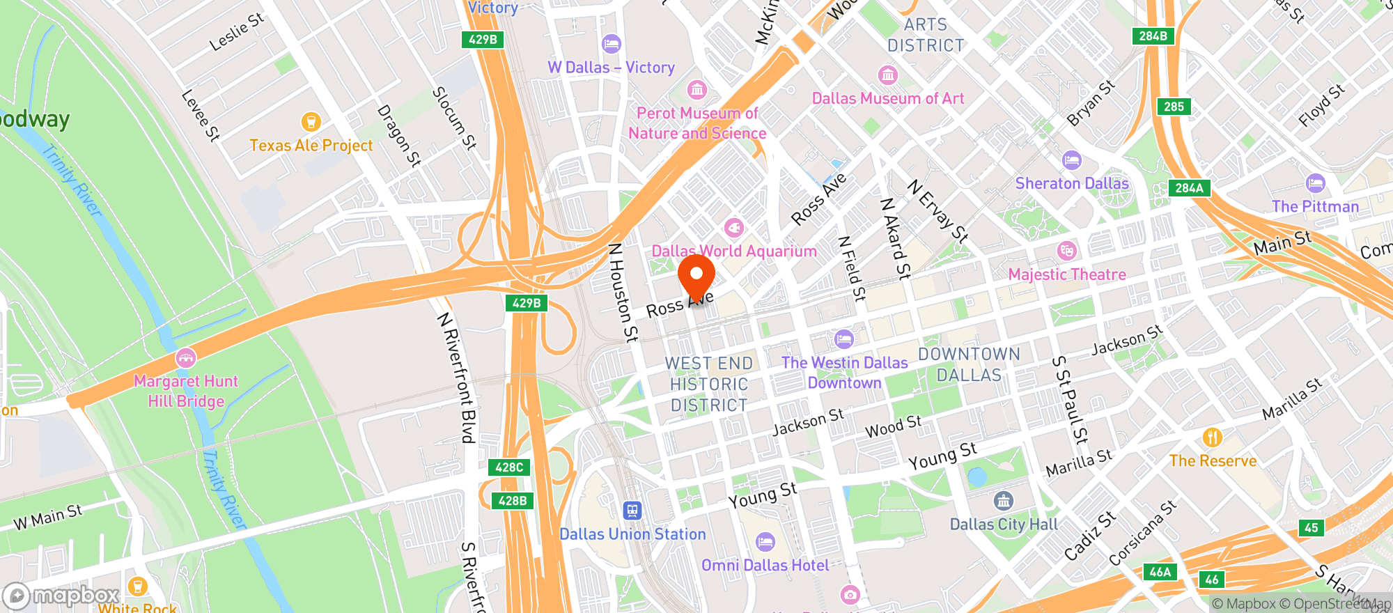 Map showing Y.o. Ranch Steakhouse