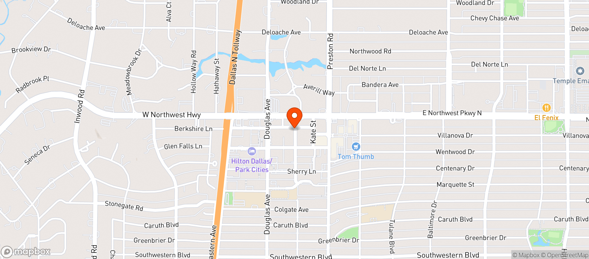 Map showing Target Store