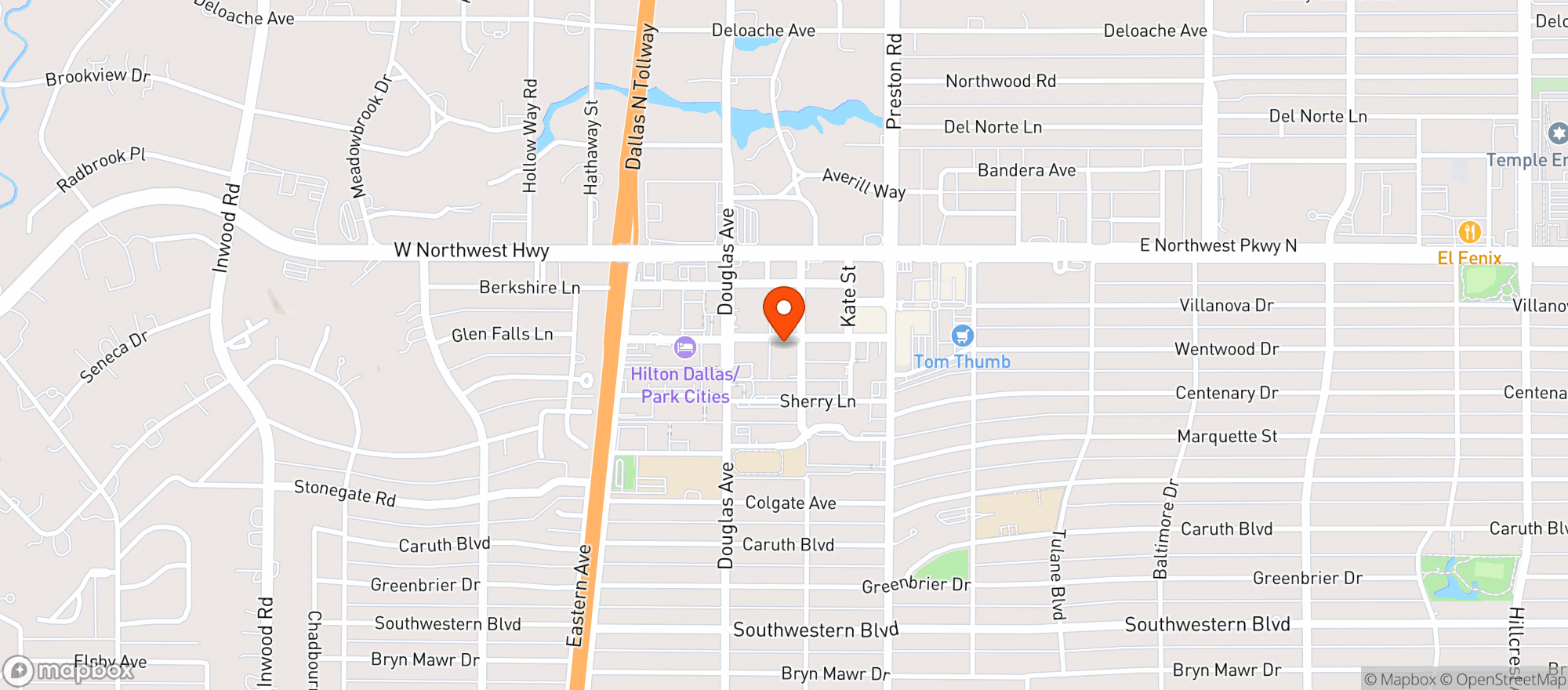Map showing Hopdoddy Burger Bar