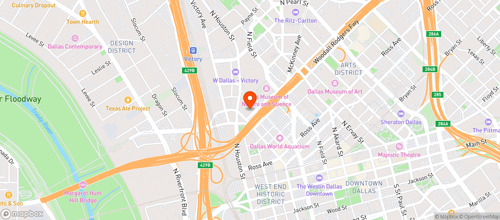 Map showing House Of Blues