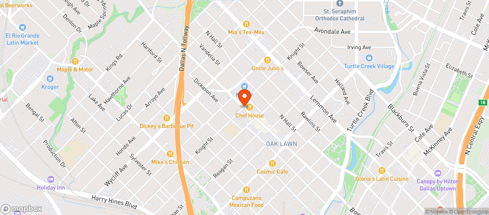 Map showing C Store