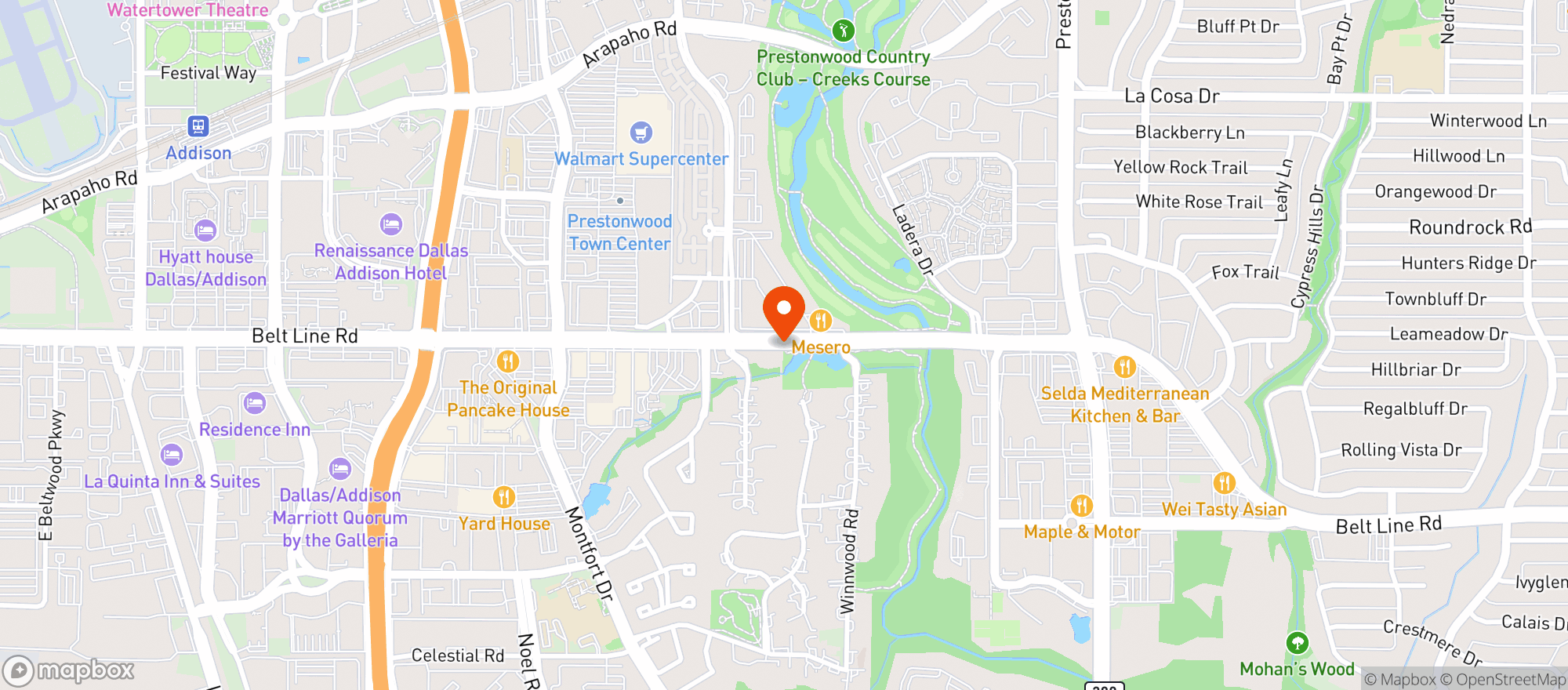 Map showing Local Jonny's
