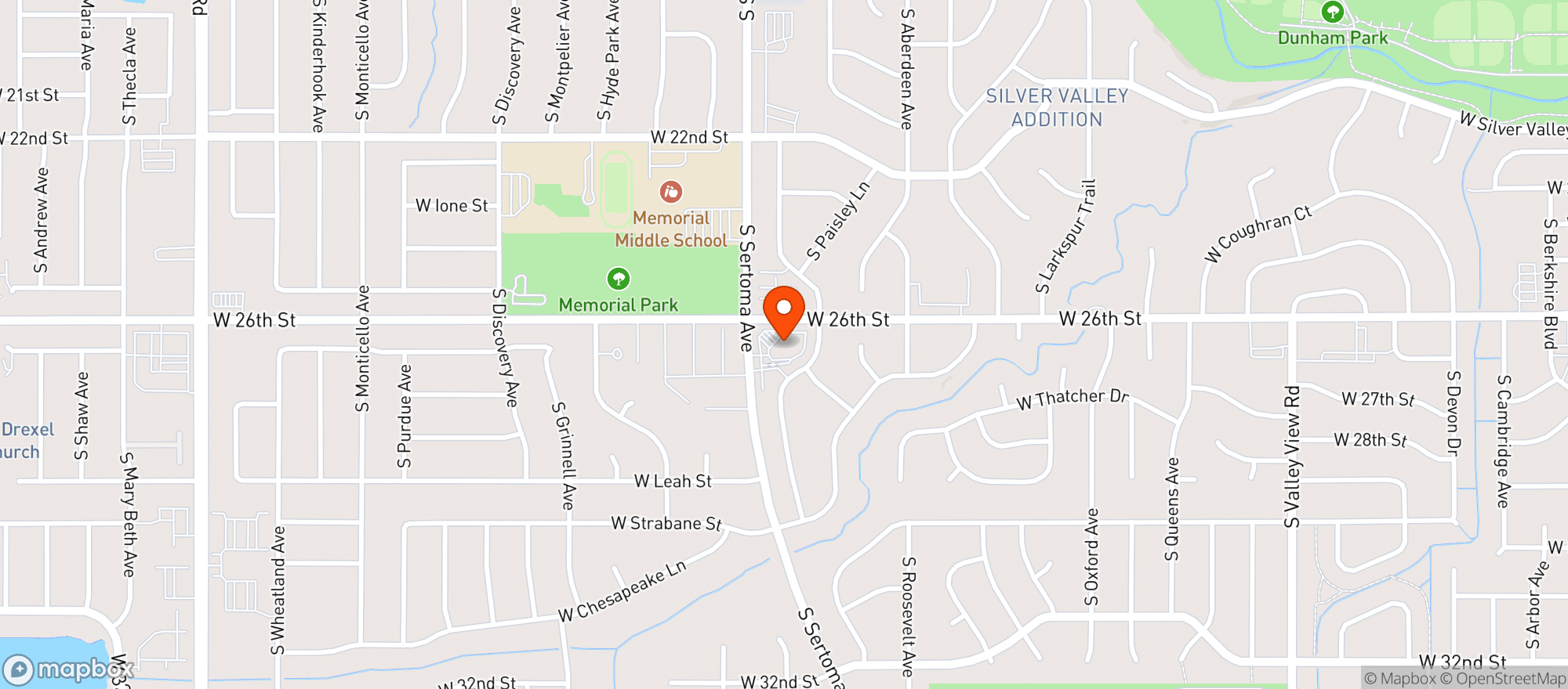 Map showing Circle K
