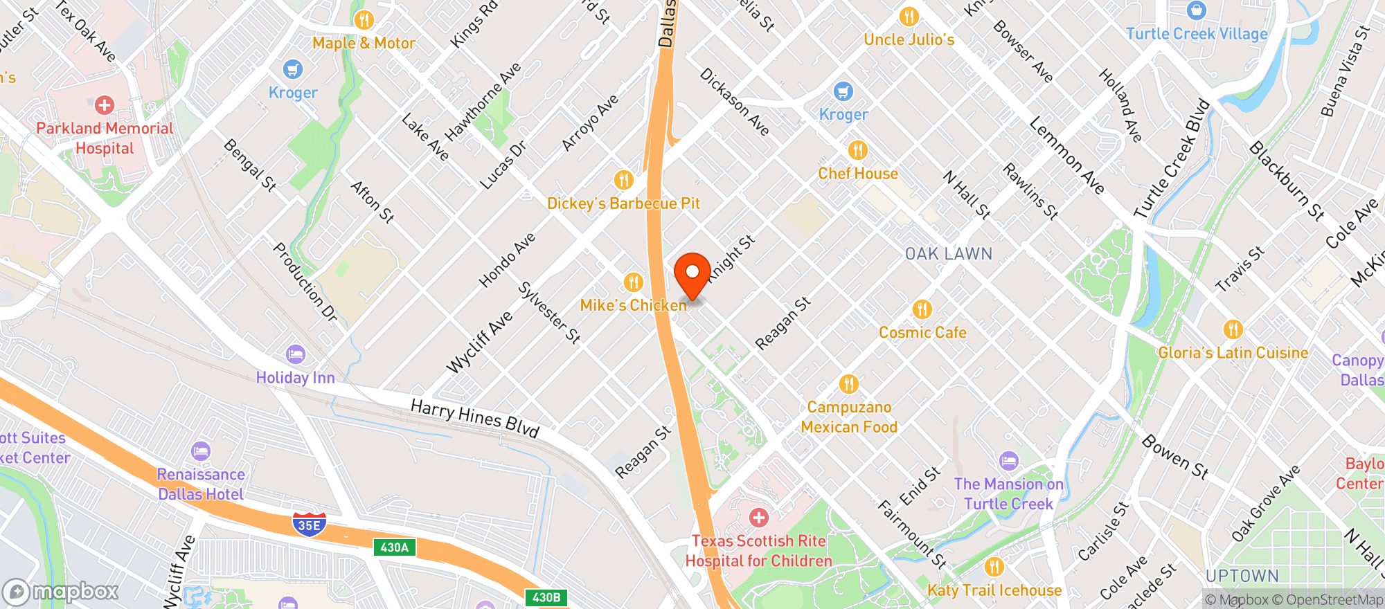 Map showing Flamingo