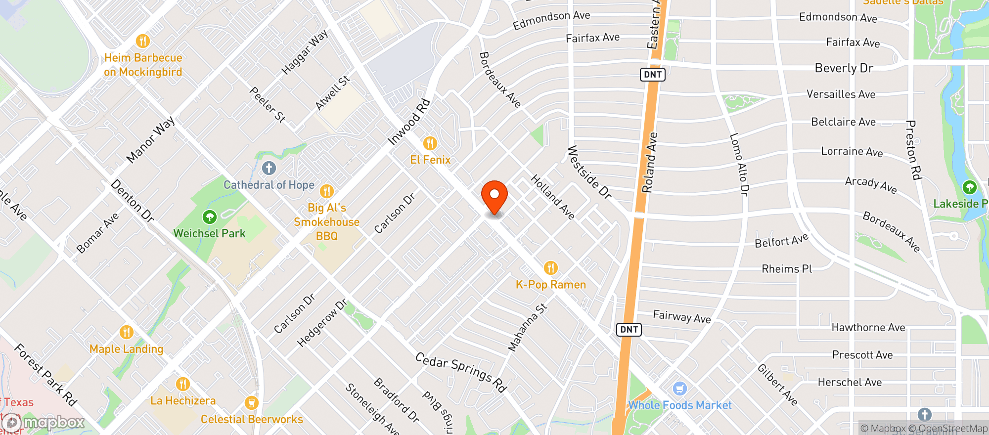 Map showing Stop N Shop
