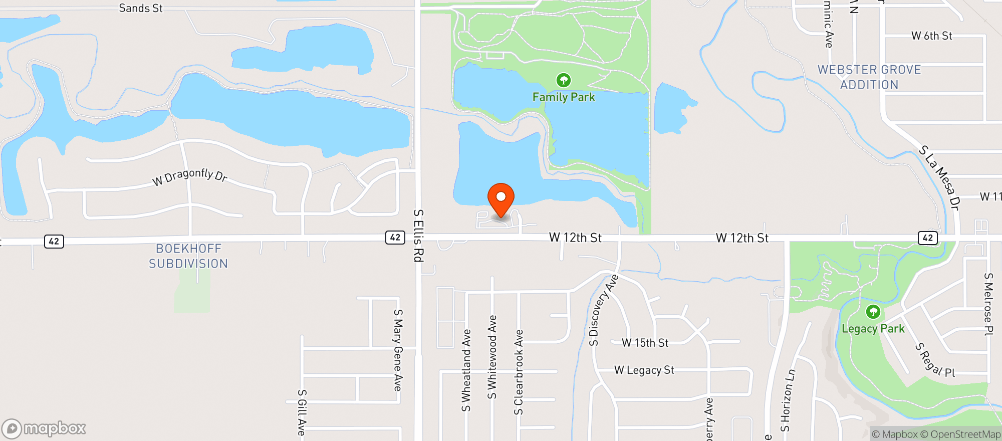 Map showing Hook & Ladder Kitchen And Bar