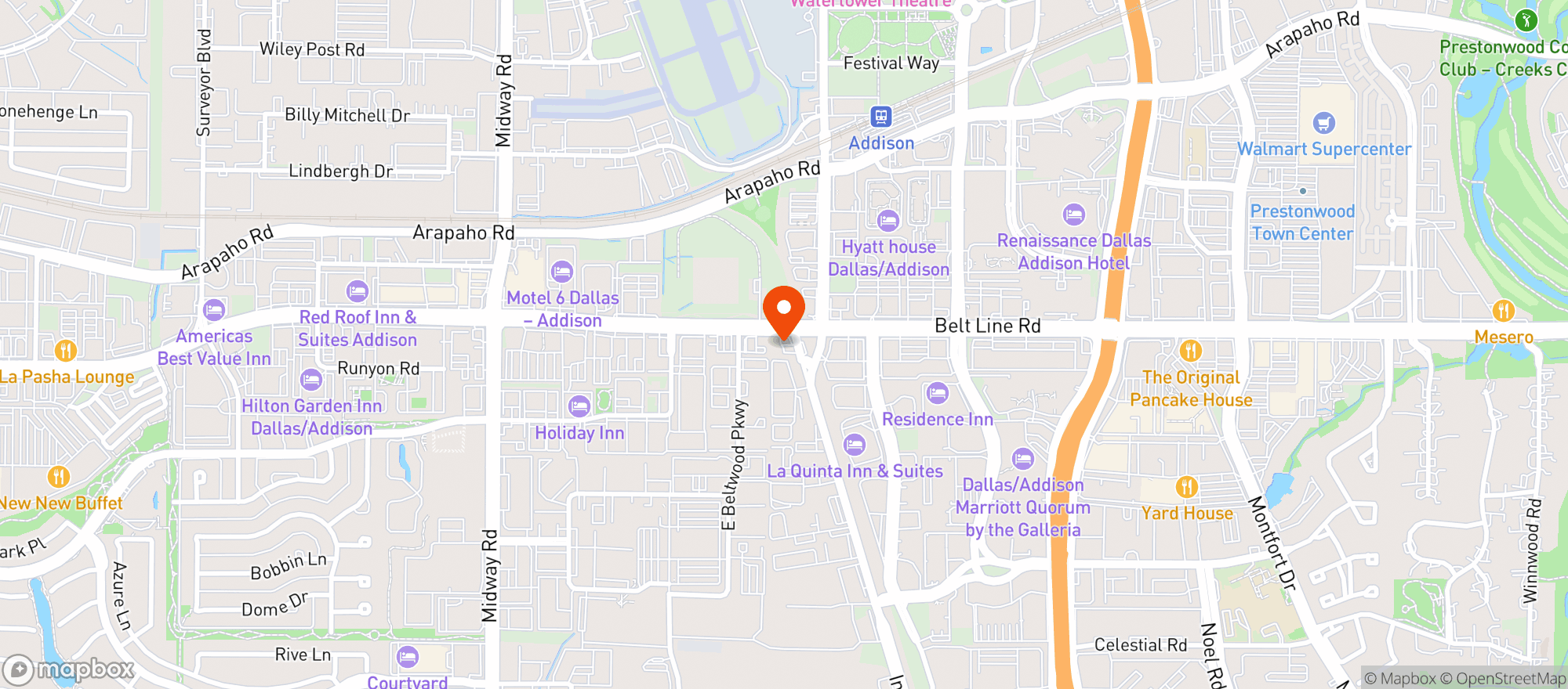 Map showing Specs Wine Spirits & Finer Foods