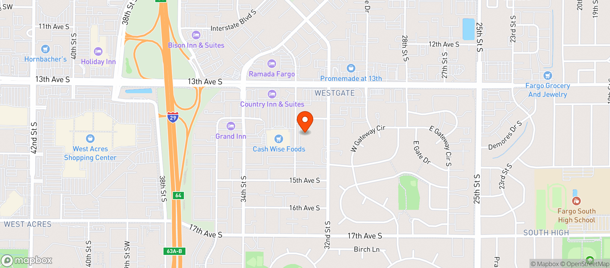 Map showing Spirit Shop