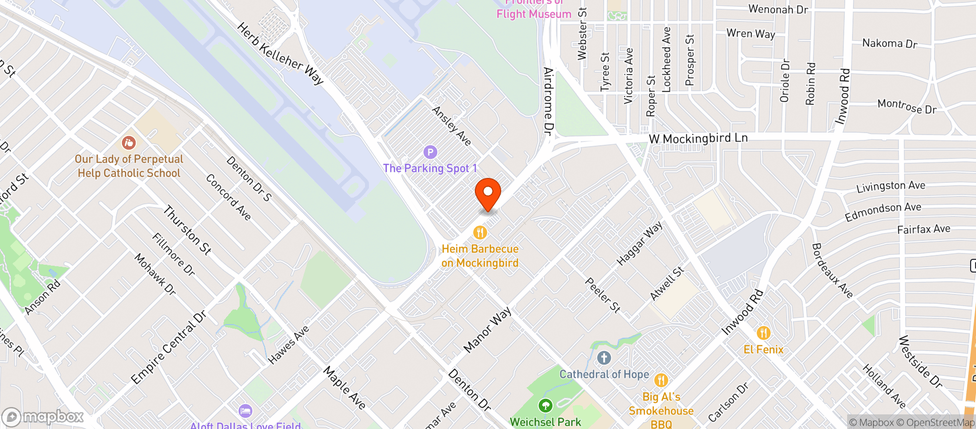 Map showing Quiktrip