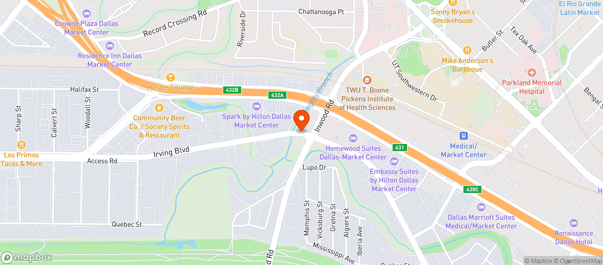 Map showing Discount Liquor