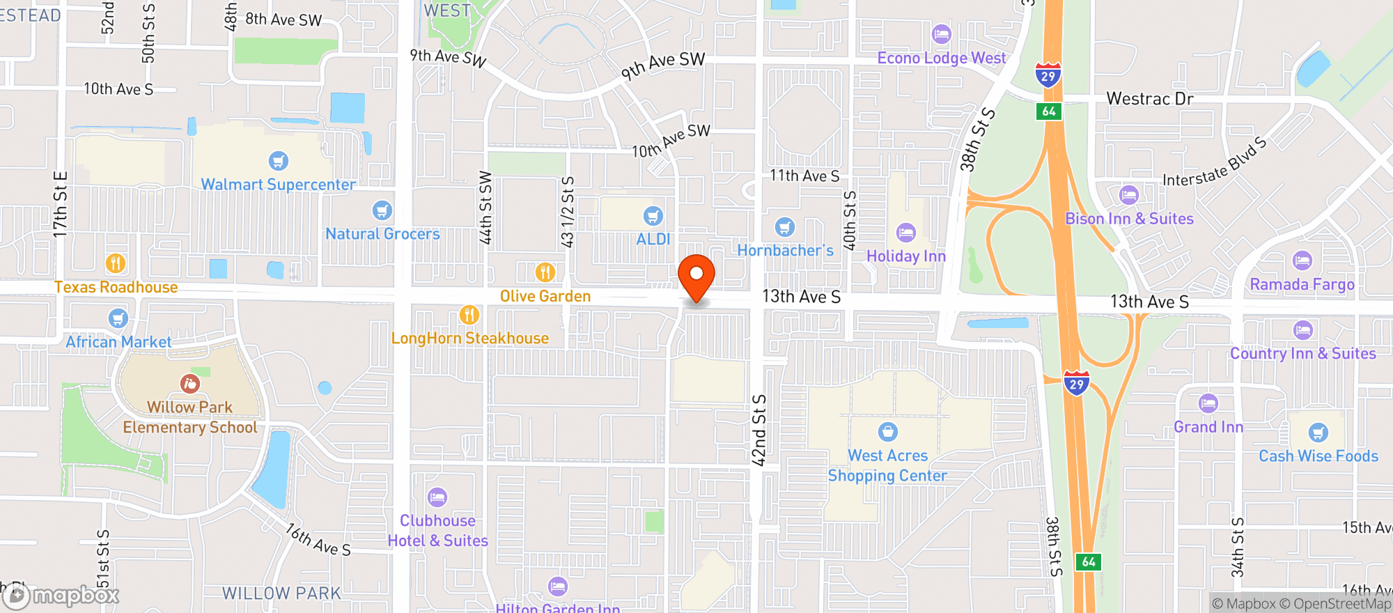 Map showing Target Liquor