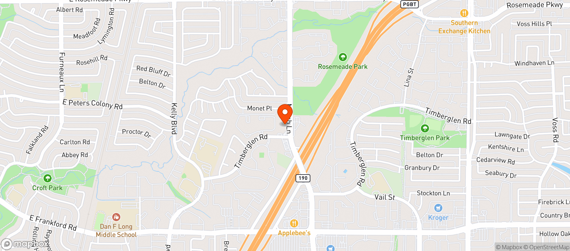 Map showing Dfw Smoke Shop And Vapor