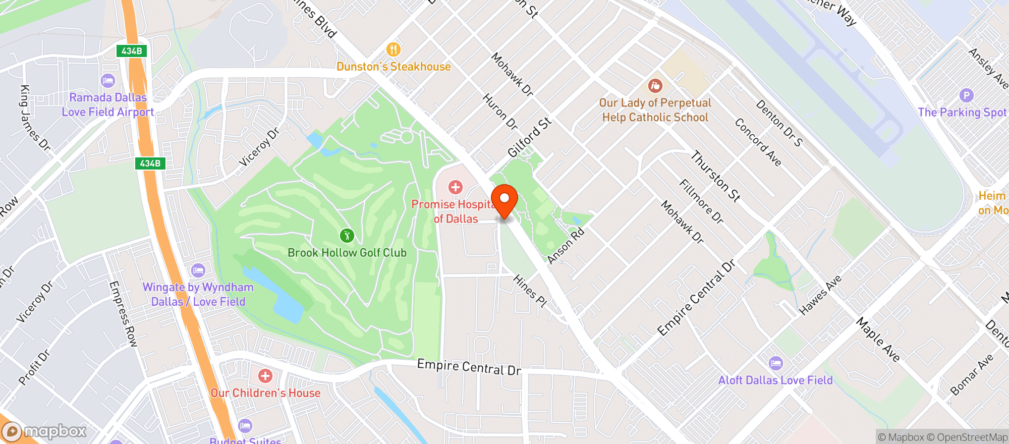 Map showing Specs Wine Spirits & Finer Foods