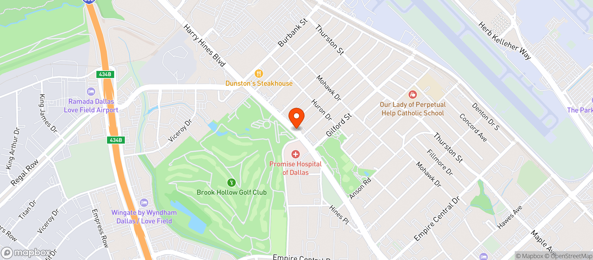 Map showing Shop & Save Food Mart
