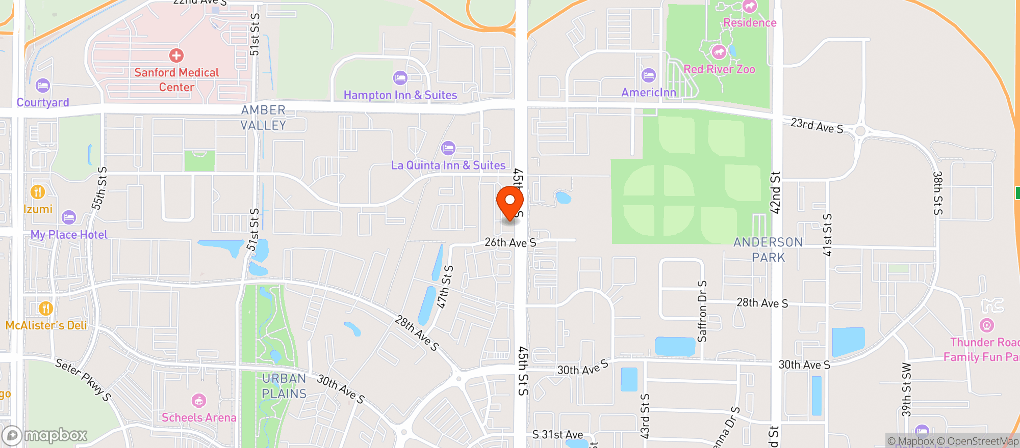 Map showing El Agave Mexican Restaurant