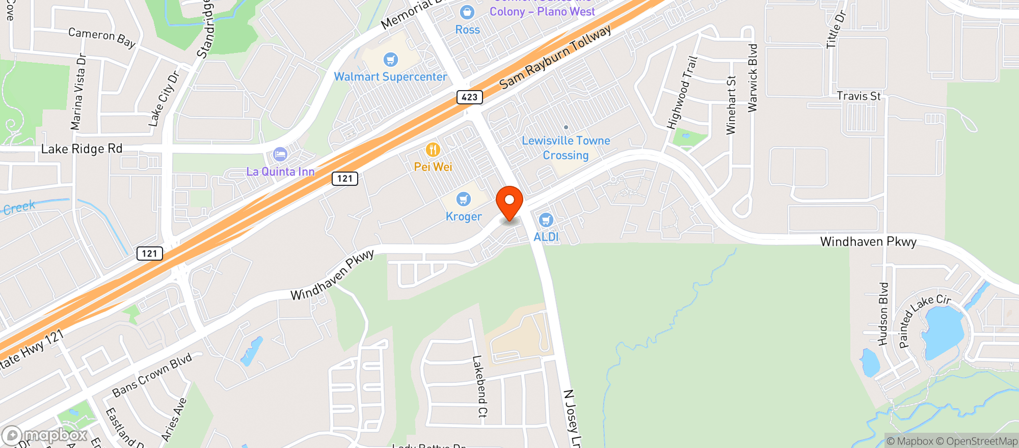 Map showing Gnc