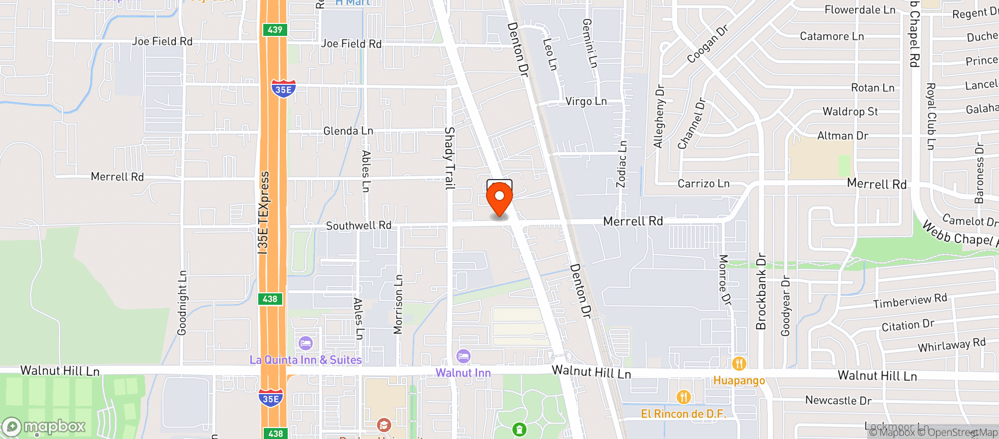 Map showing ABC Wholesale
