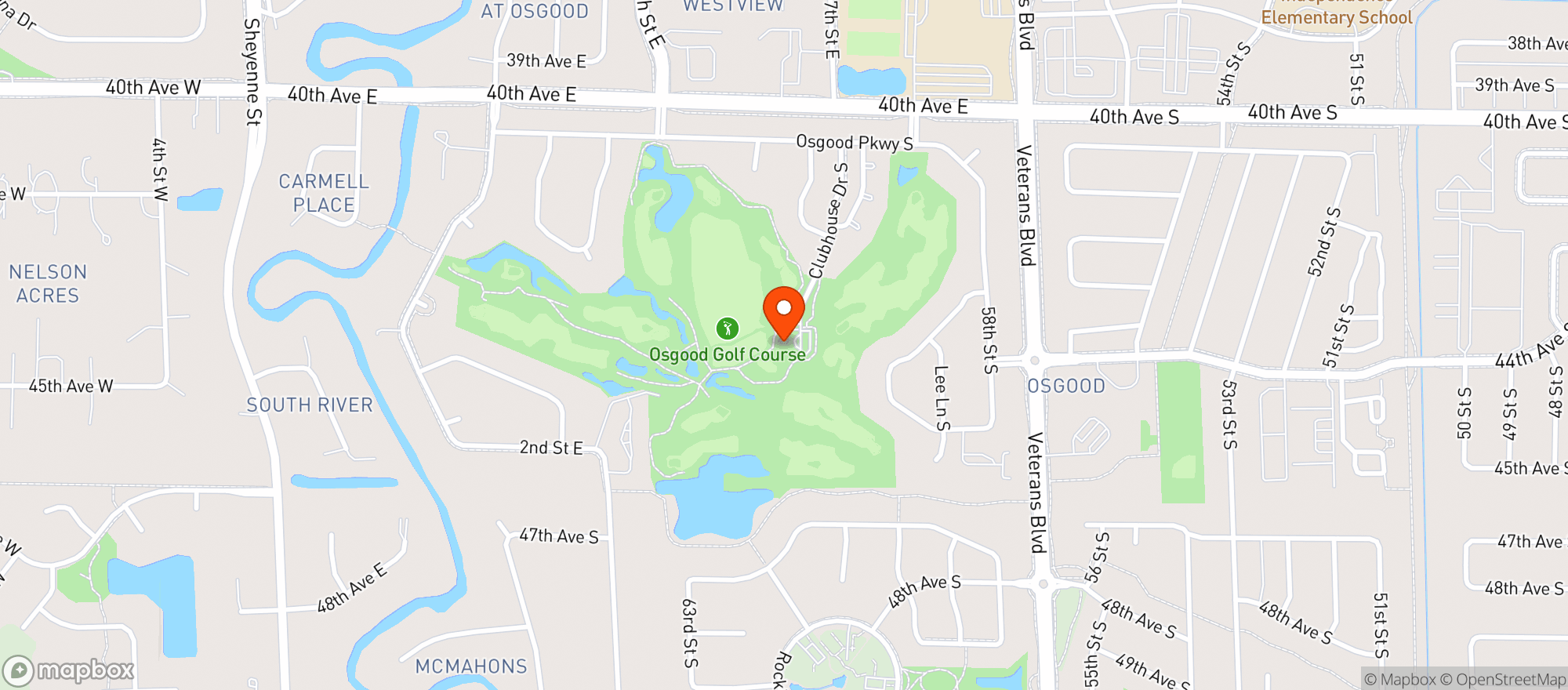 Map showing Brewtus Clubhouse