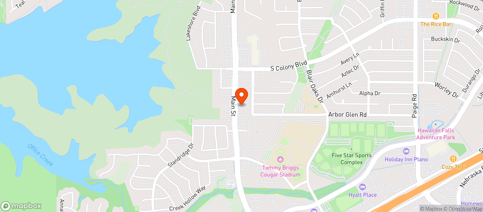 Map showing Quiktrip