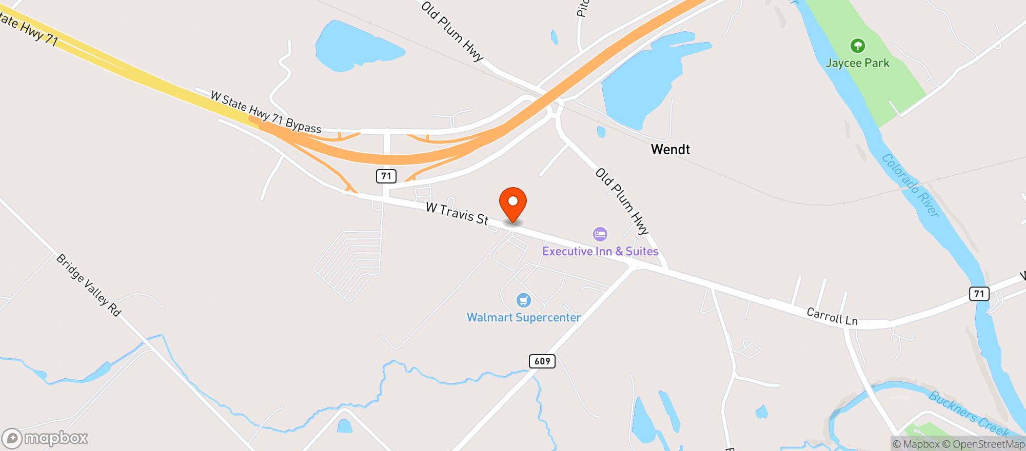 Map showing LG Spirits Beer and Wine