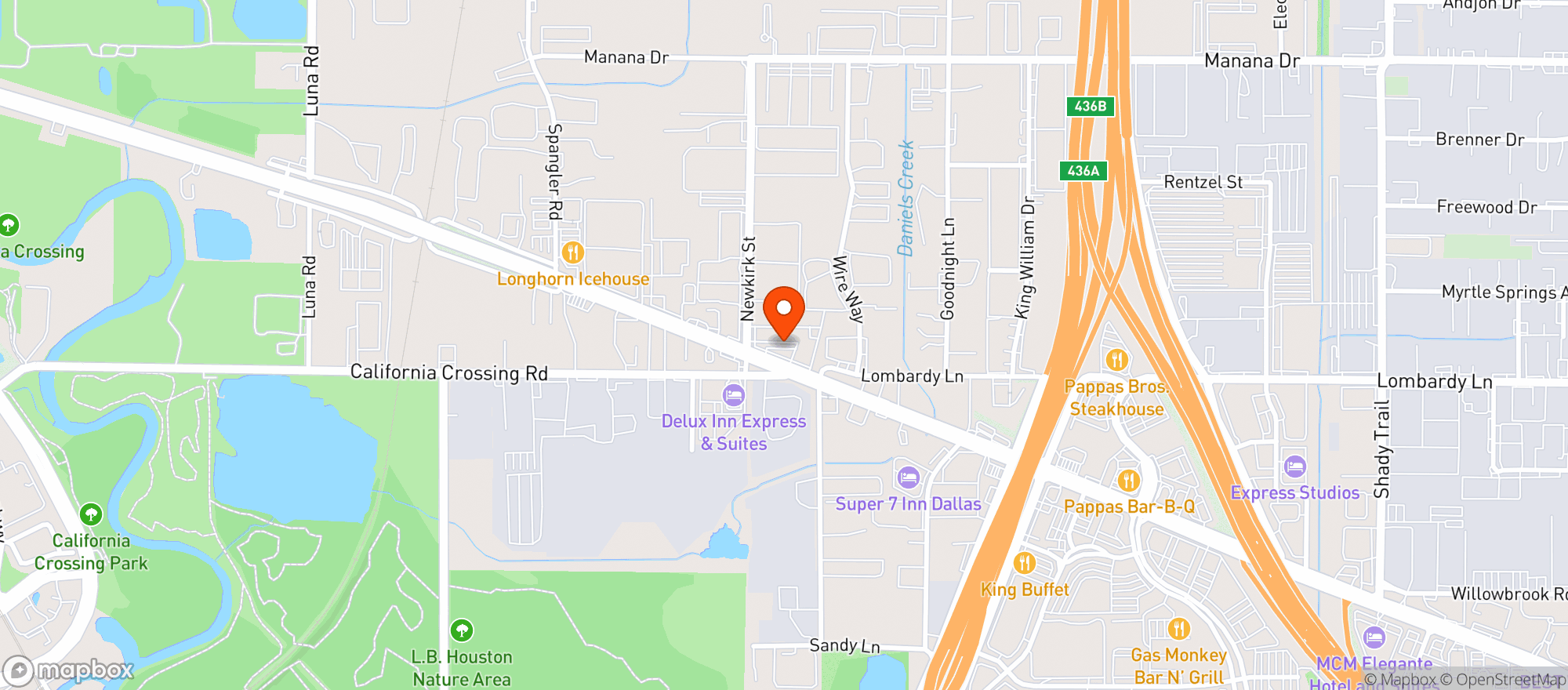 Map showing Jimmy's Liquor