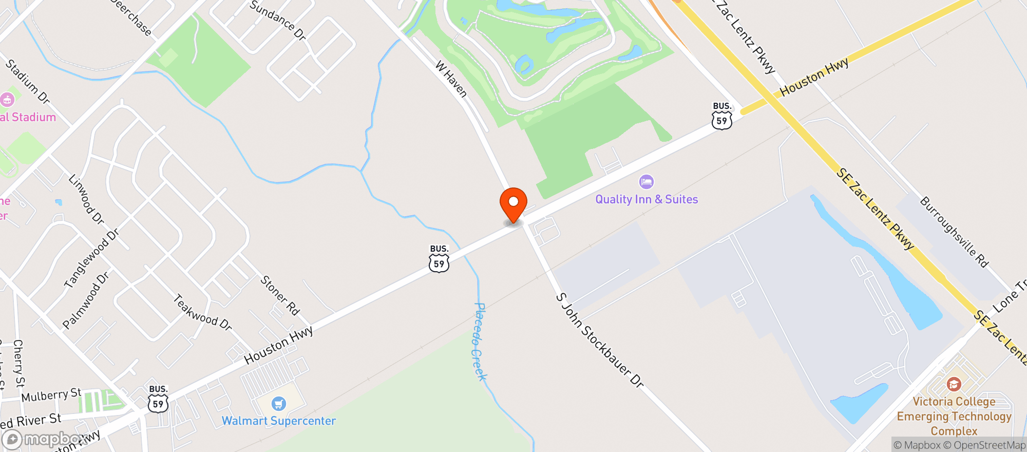 Map showing Mi Casita