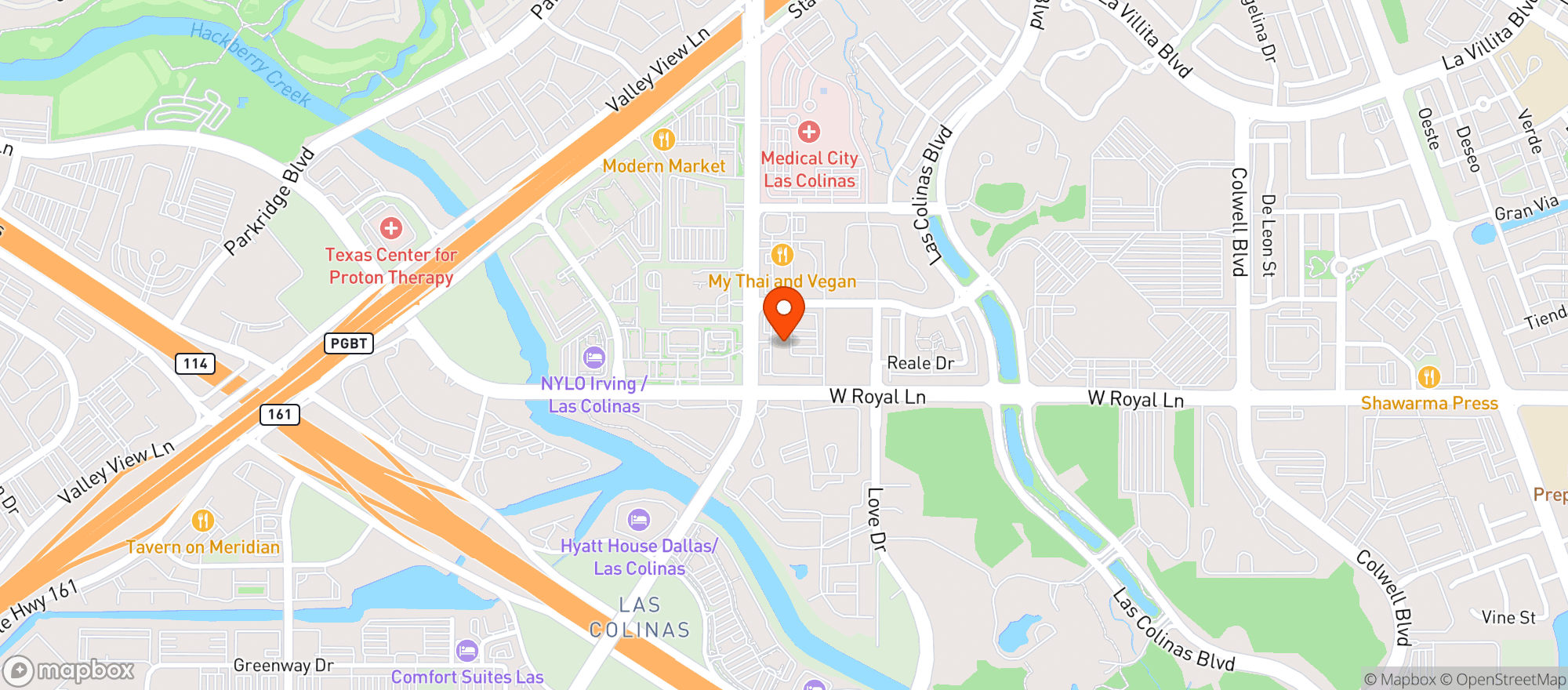 Map showing American shaman Irving