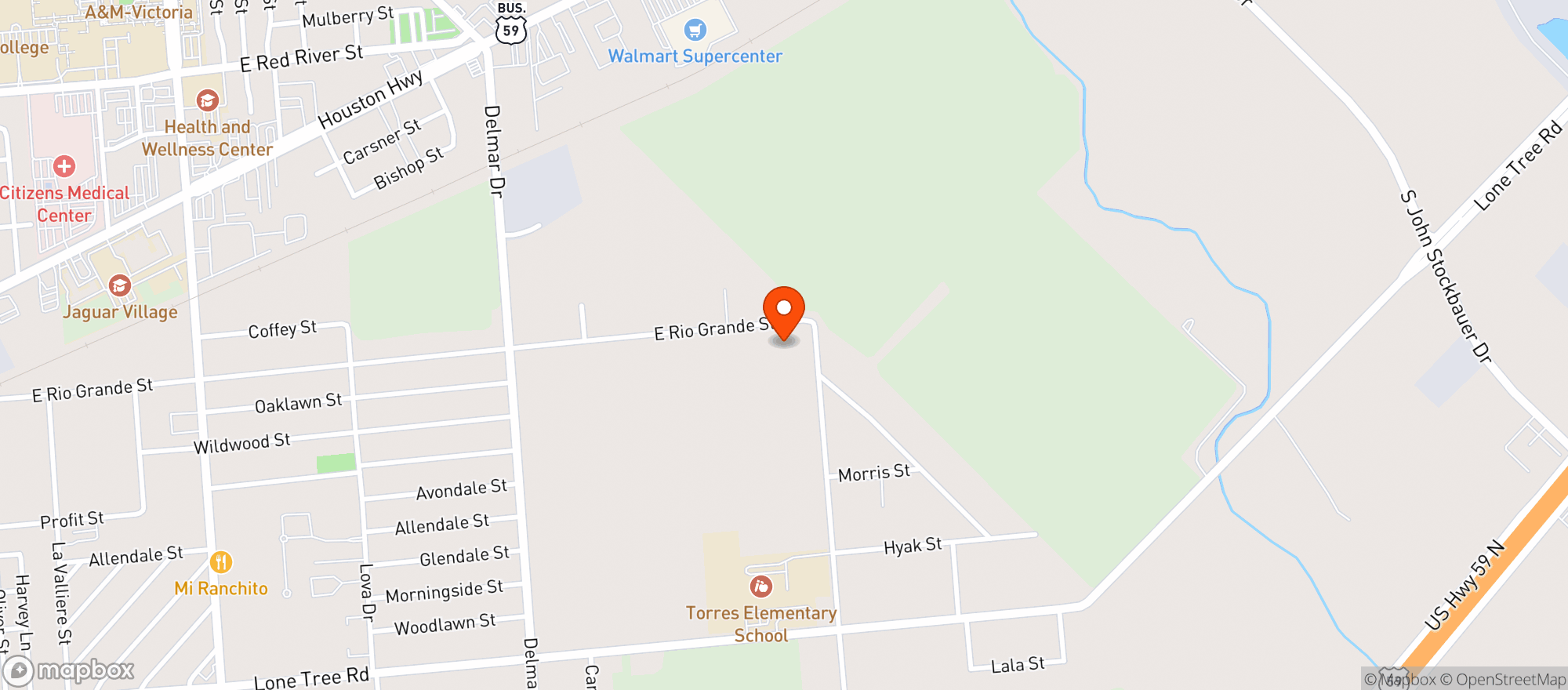 Map showing Del Papa Distributing C #04658