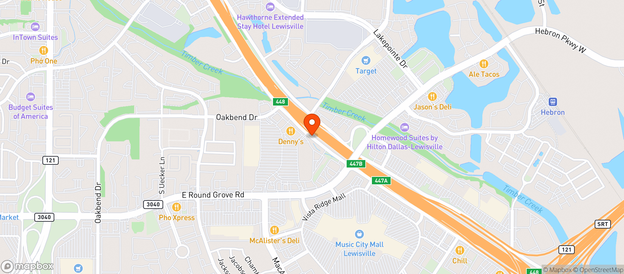 Map showing Total Wine & More