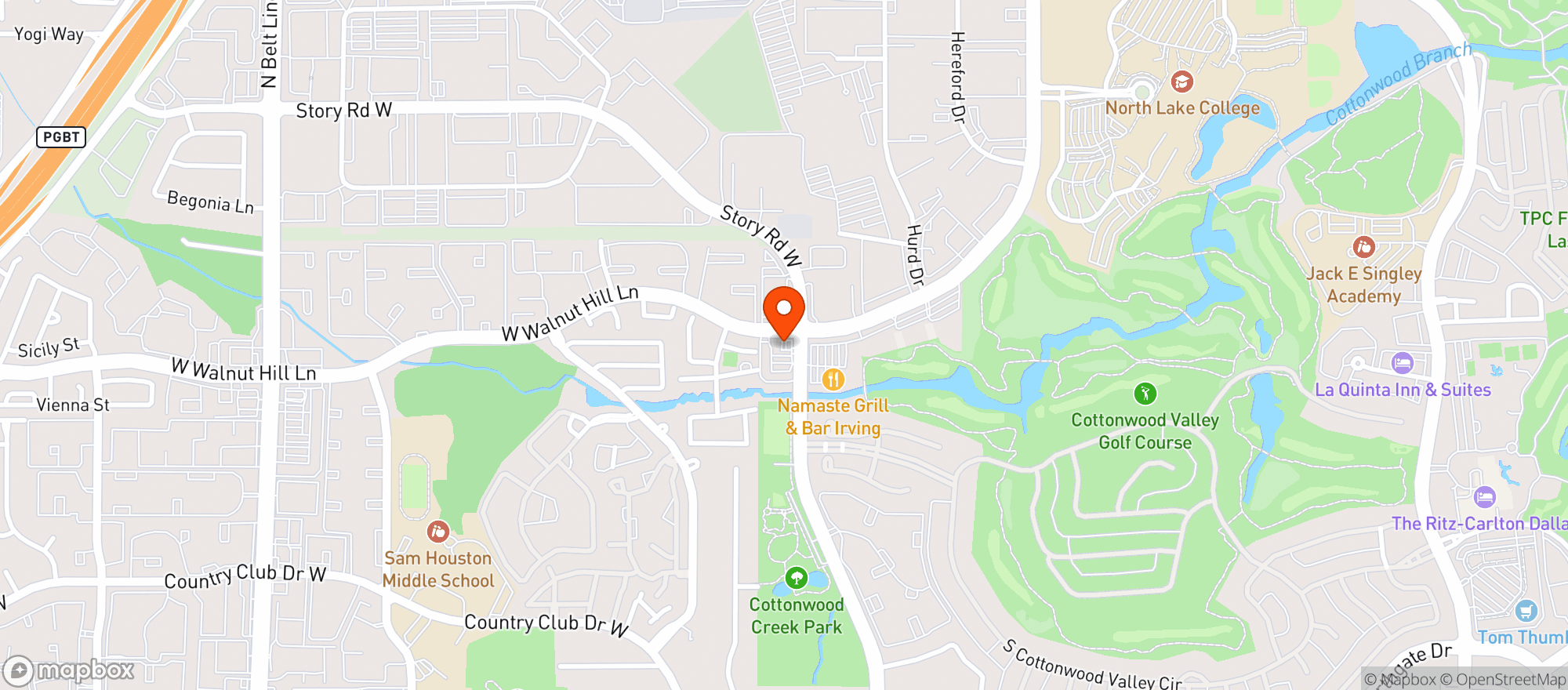 Map showing Speedy B Mart