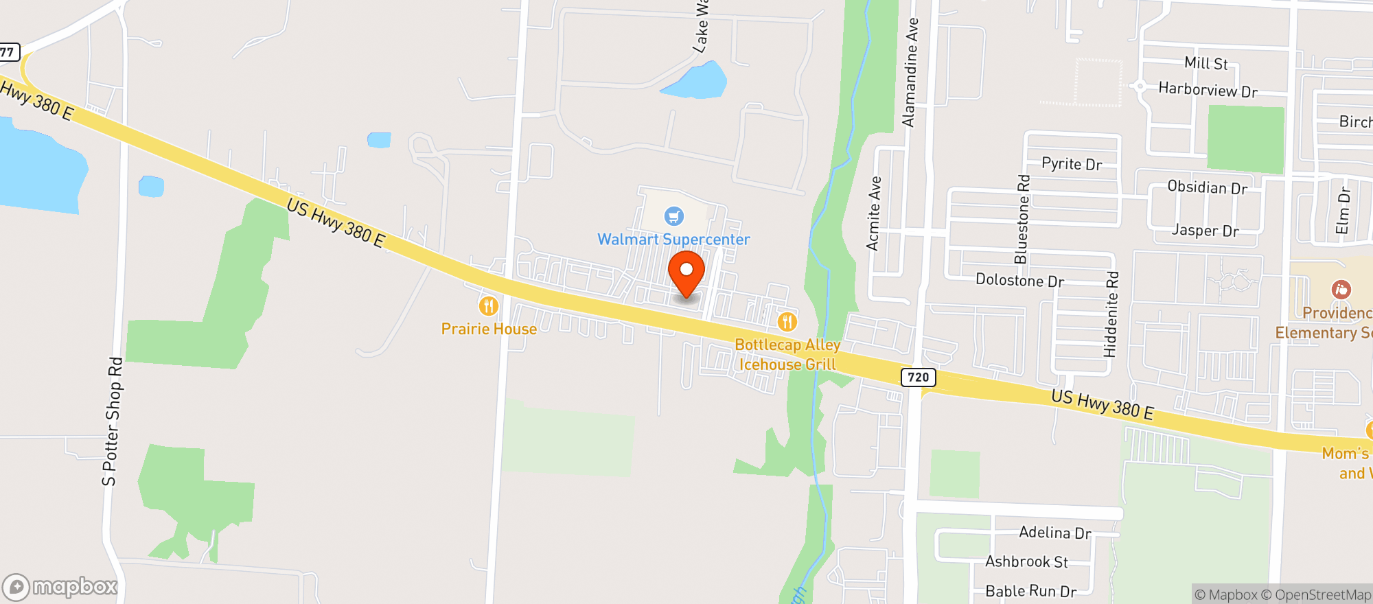 Map showing Gnc - 1933 - Village At Cross Roads