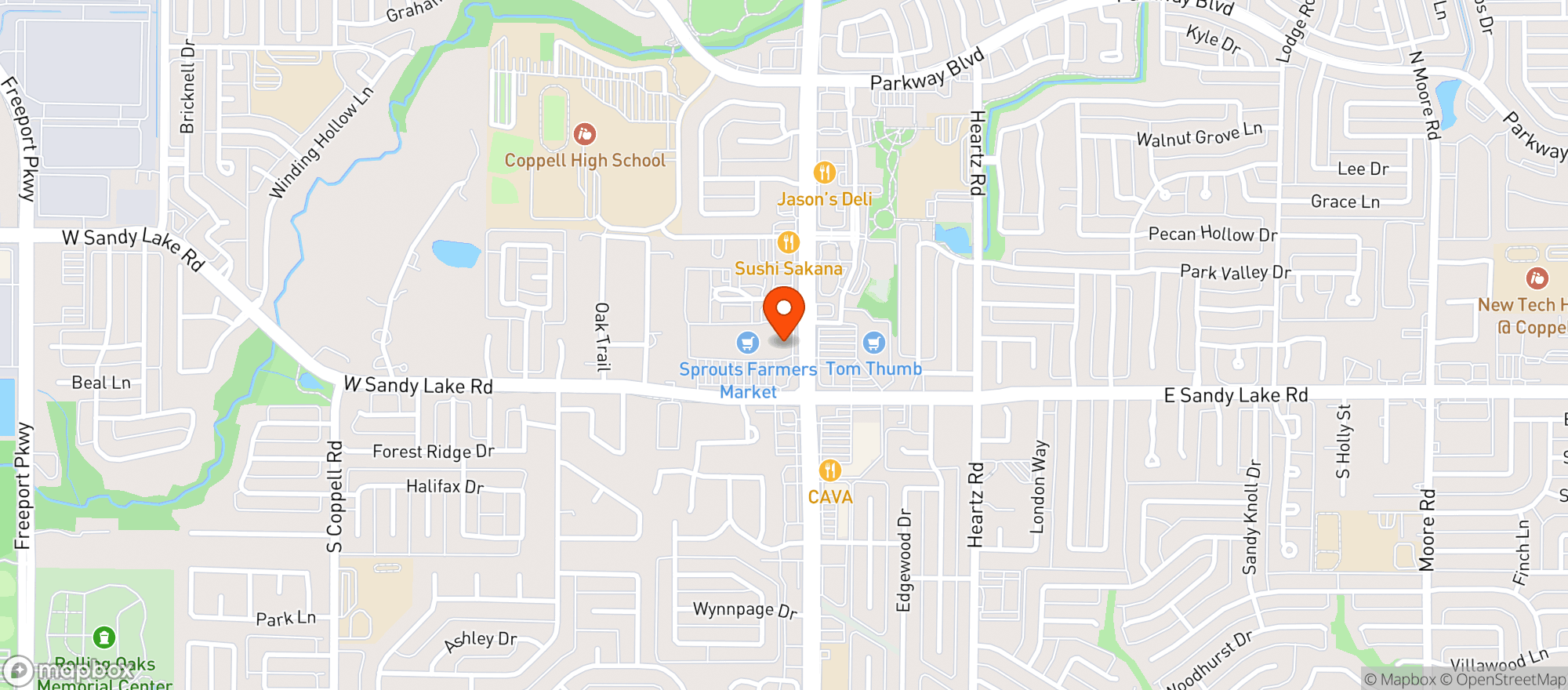 Map showing SPROUTS FARMERS MARKET