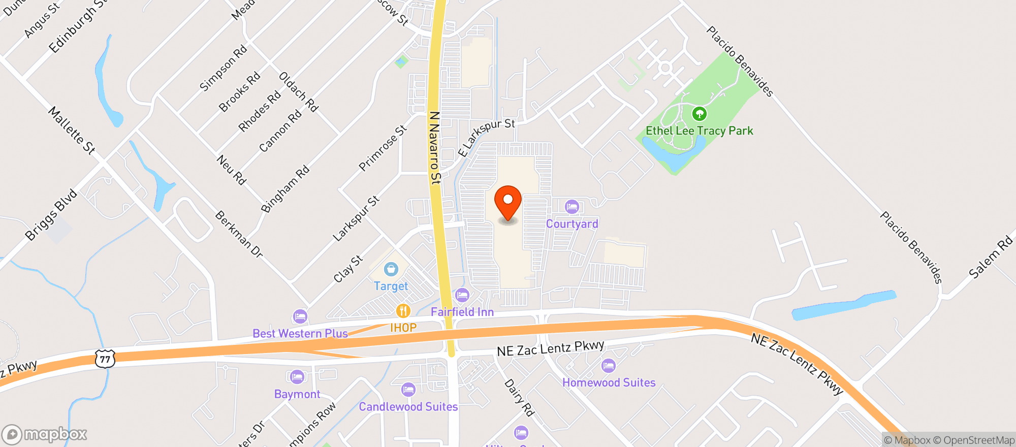 Map showing Gnc