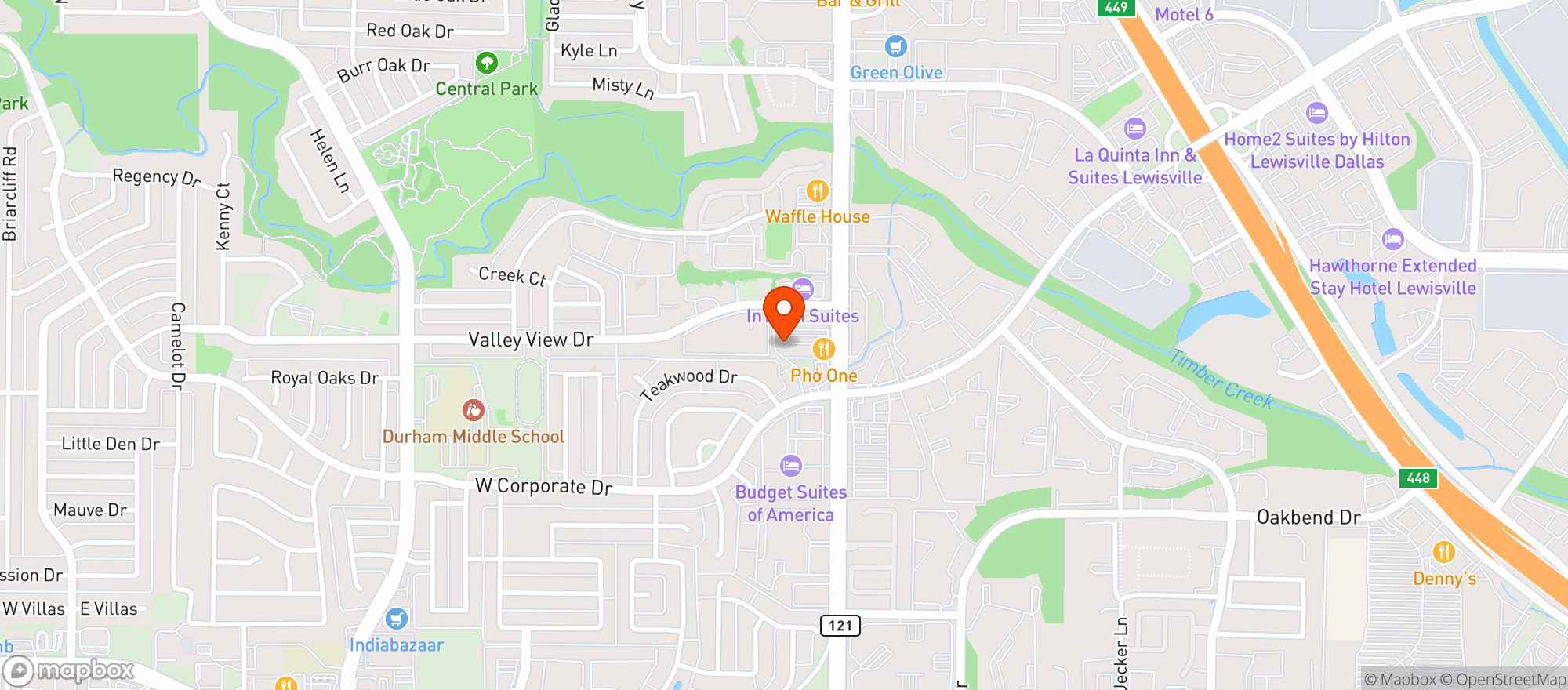 Map showing Kabayan Filipino Cafe