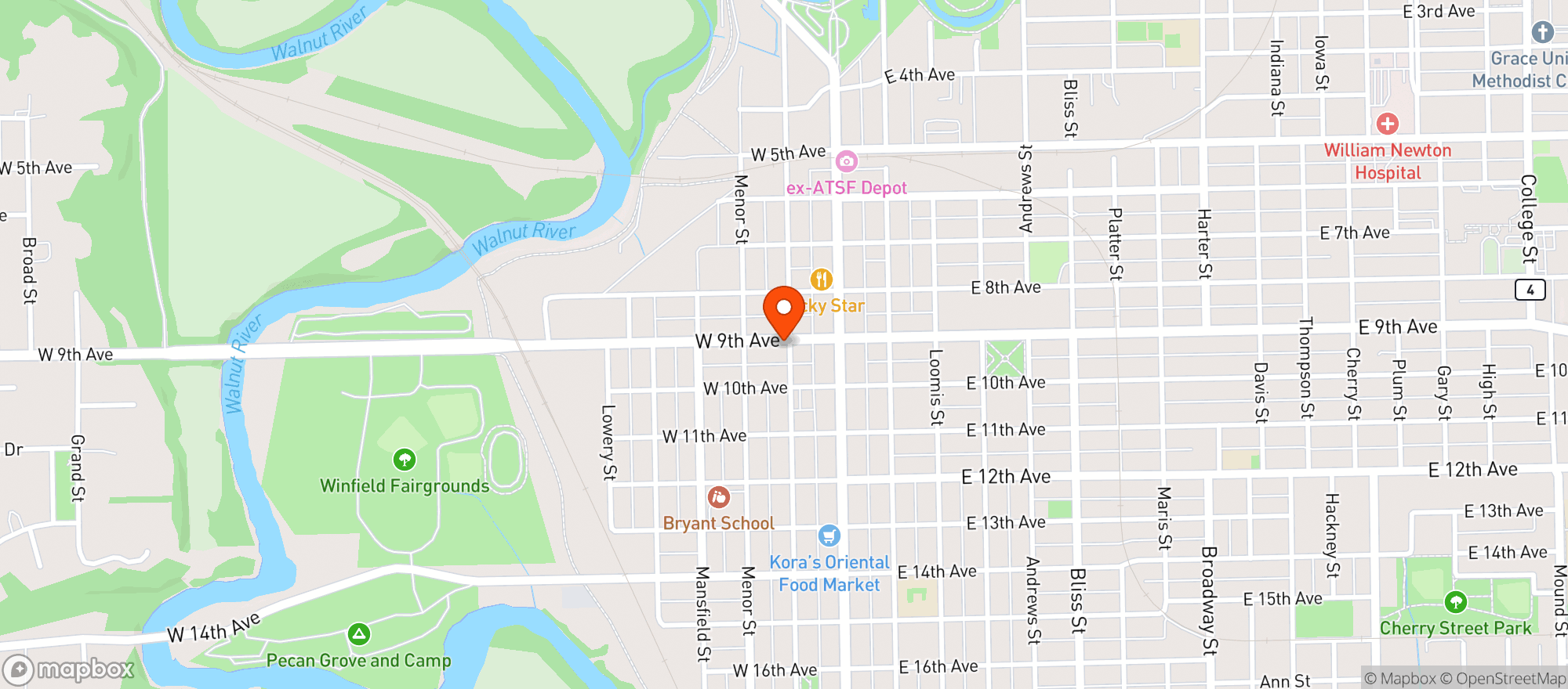 Map showing Bloomer Botanicals LLC
