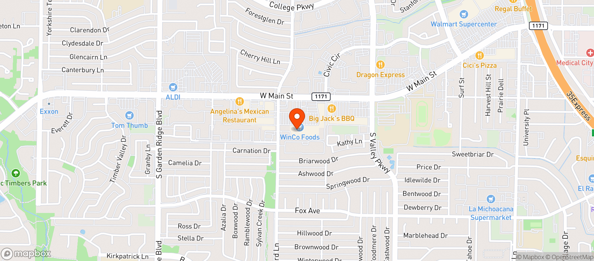Map showing Liquorland