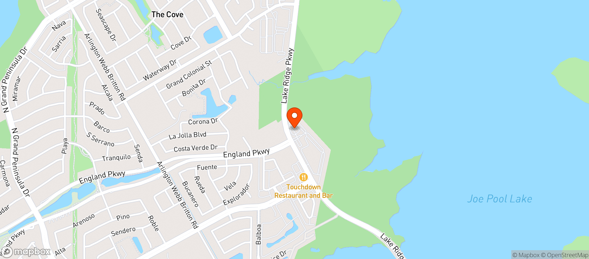 Map showing Peninsula Point
