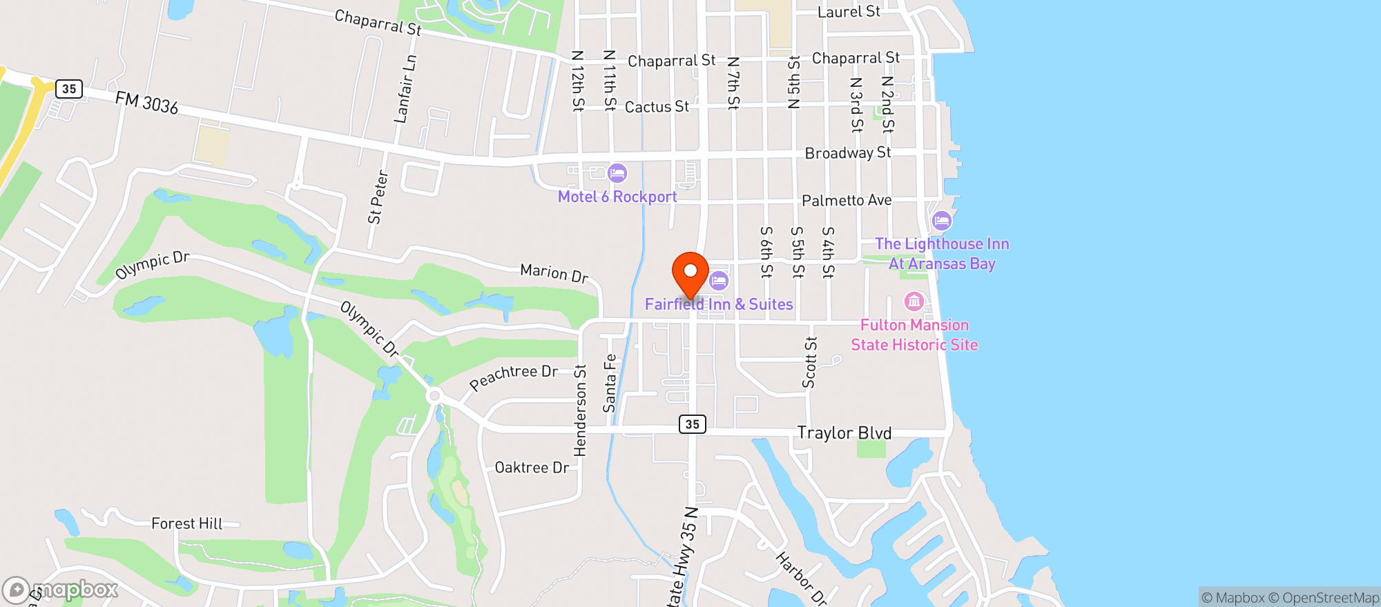 Map showing Circle K