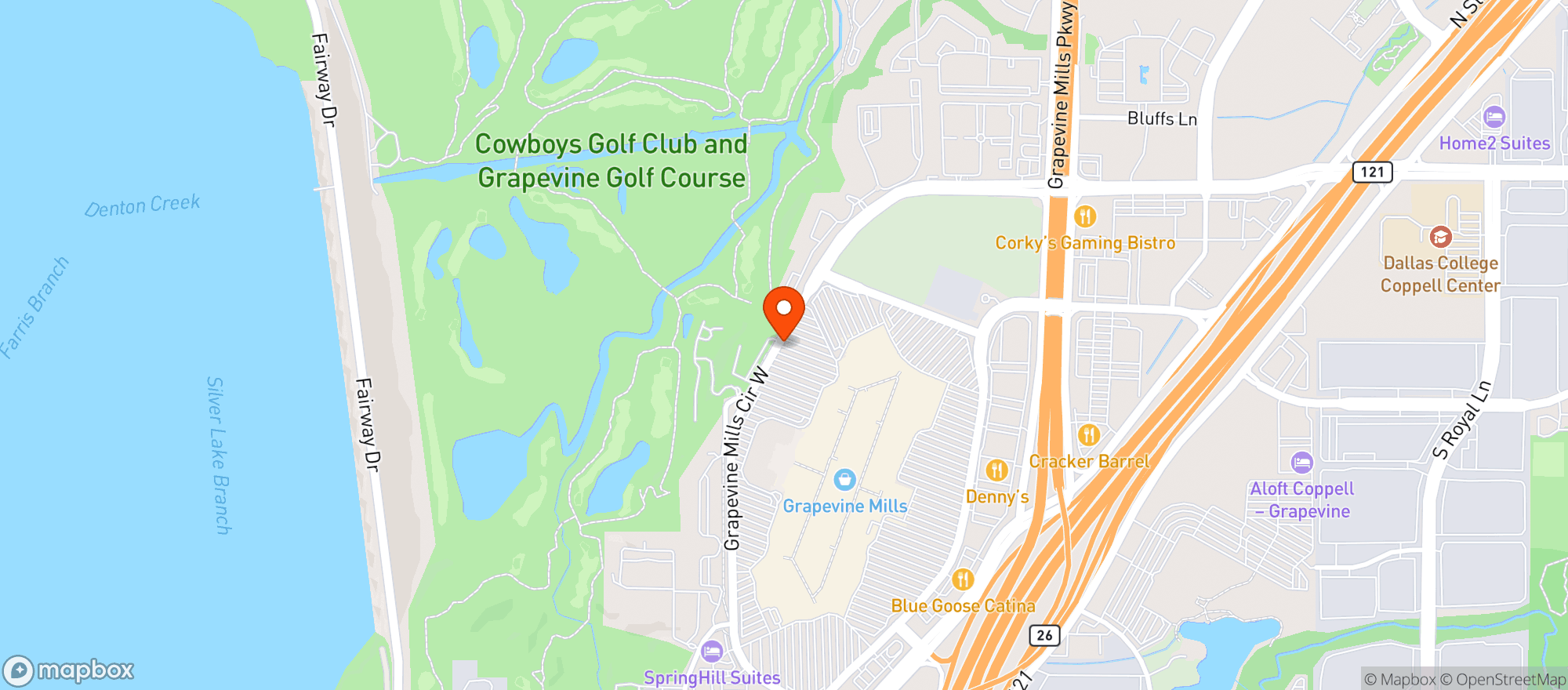 Map showing Gnc