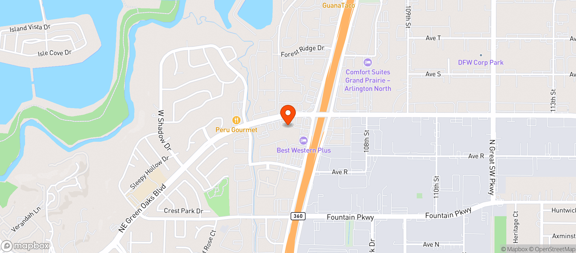 Map showing Quiktrip #852