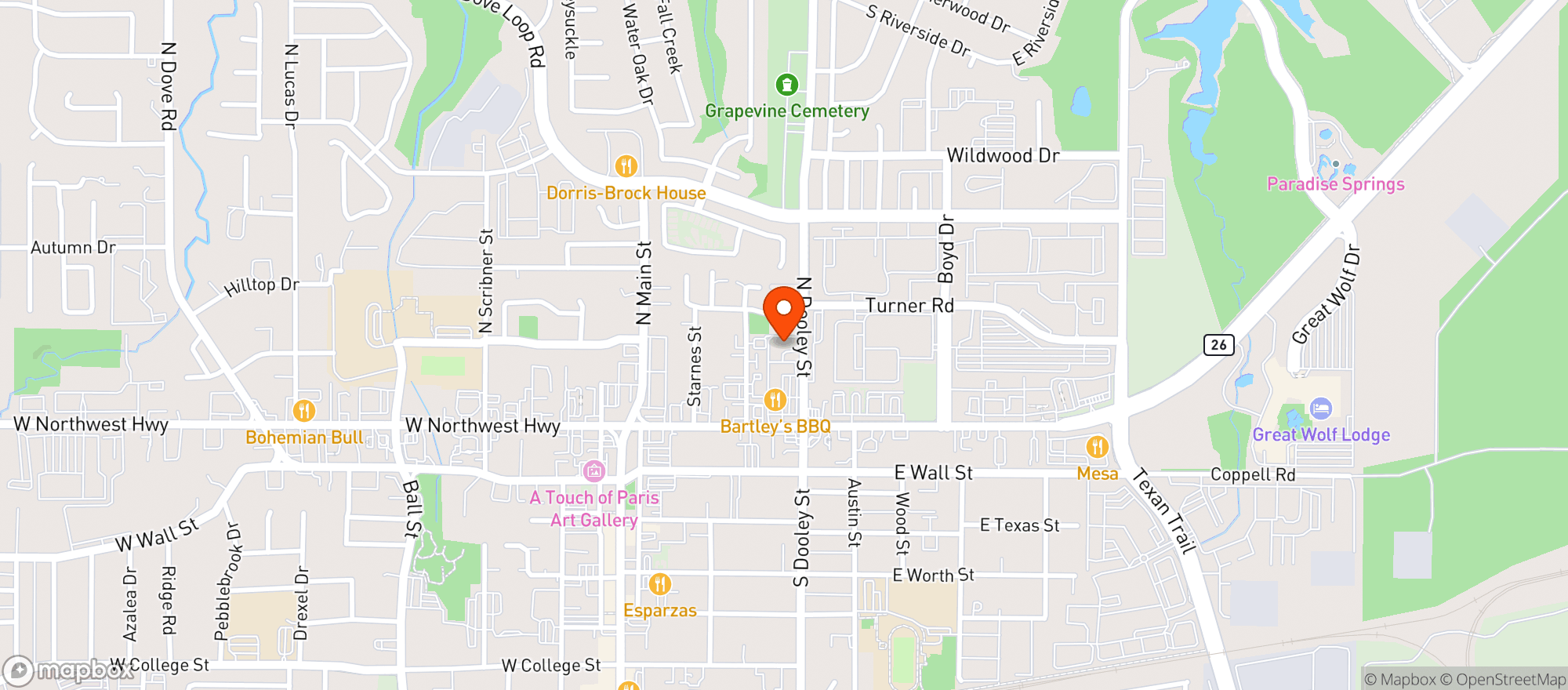 Map showing Coda Health & Wellness Inc