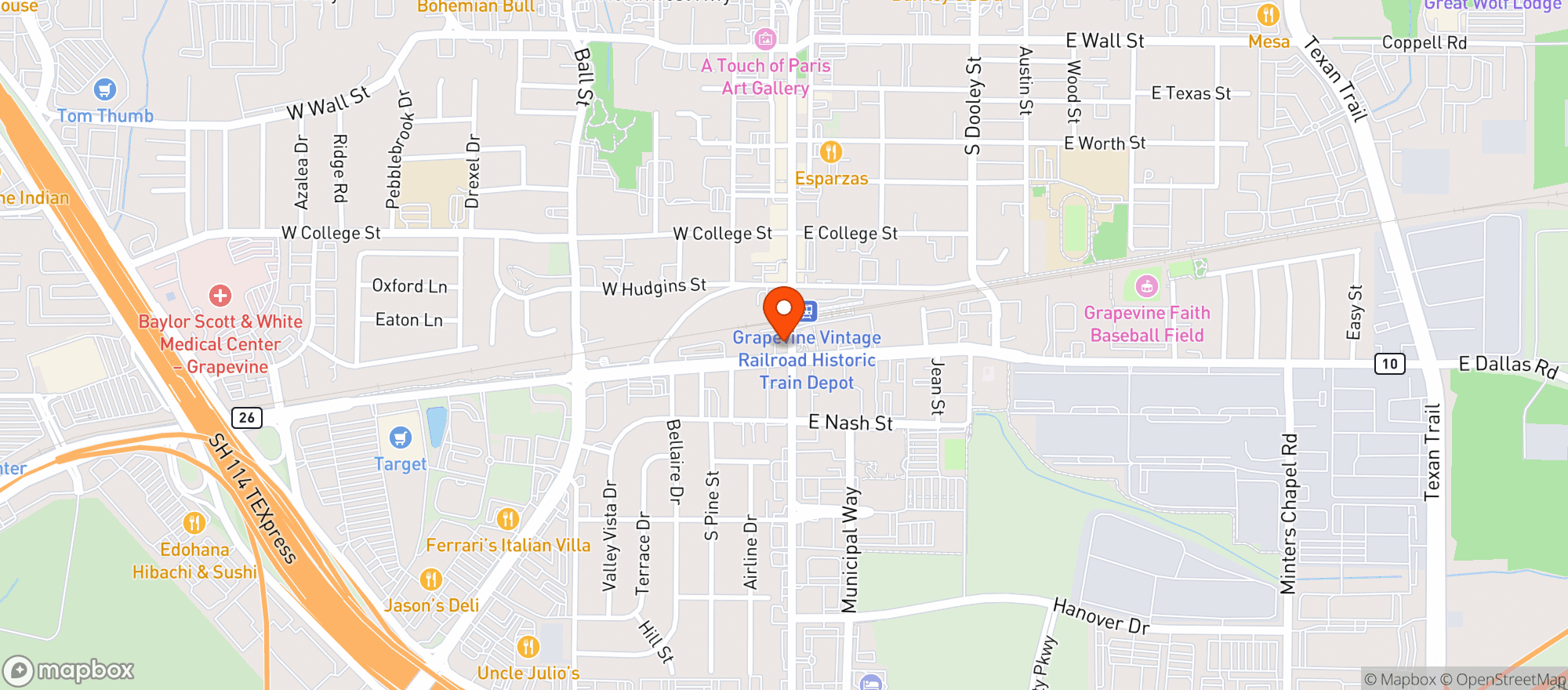 Map showing Chill Restaurant & Bar