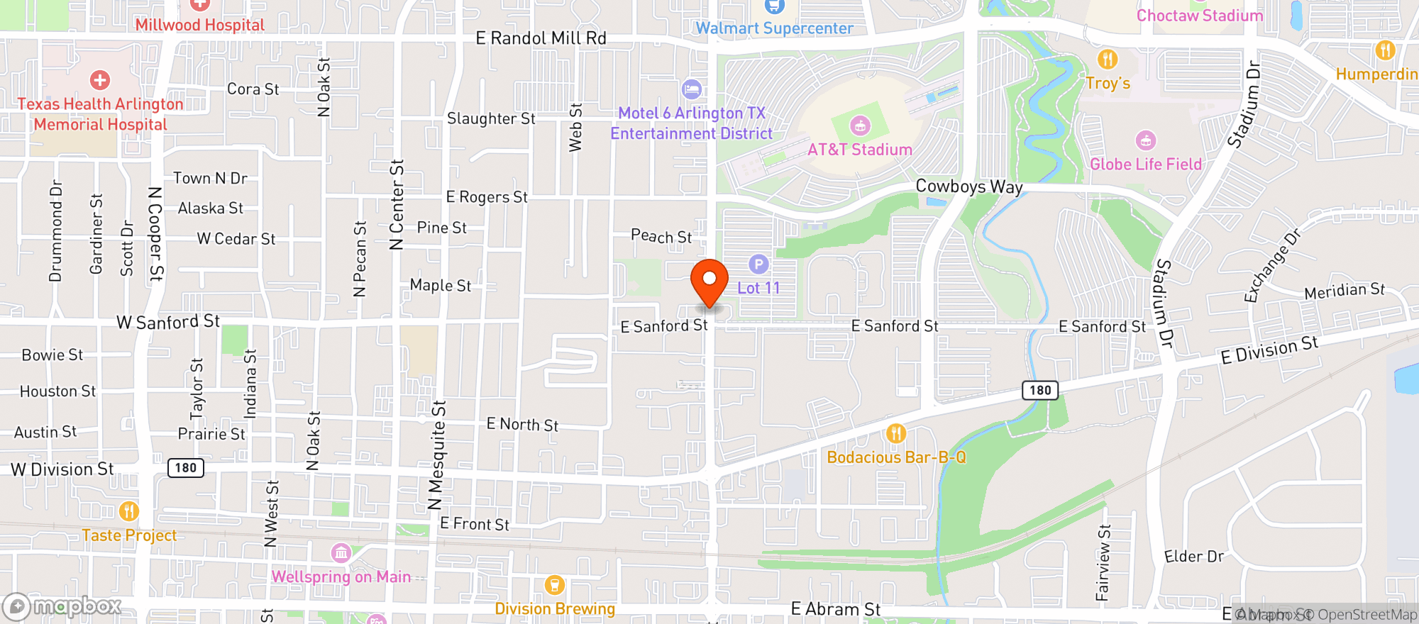 Map showing C Stadium Beer & Wine