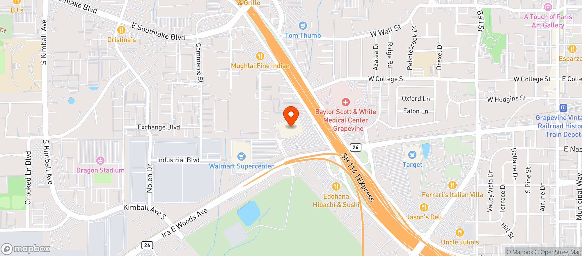 Map showing Sams Club #4795